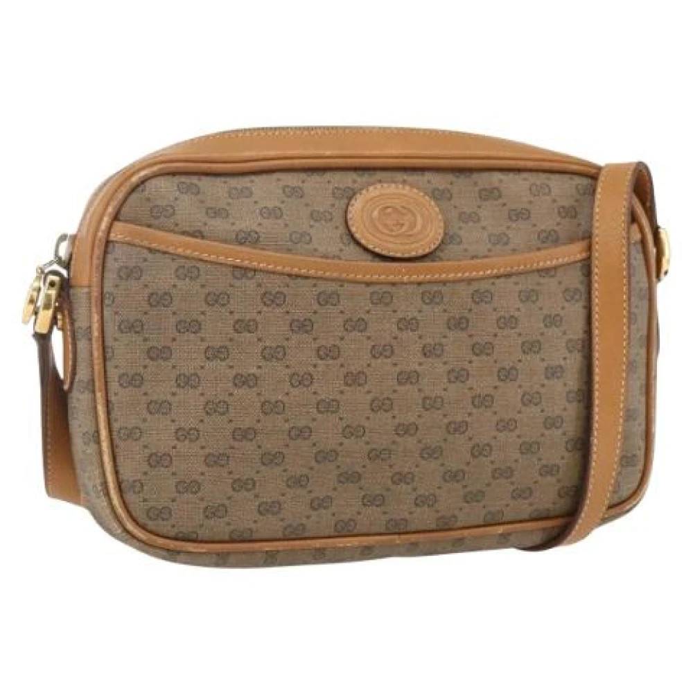 Gucci Vintage Pre-owned Plastic Cross Body Taske - Vintage - Dame - Beige - ONE SIZE -
