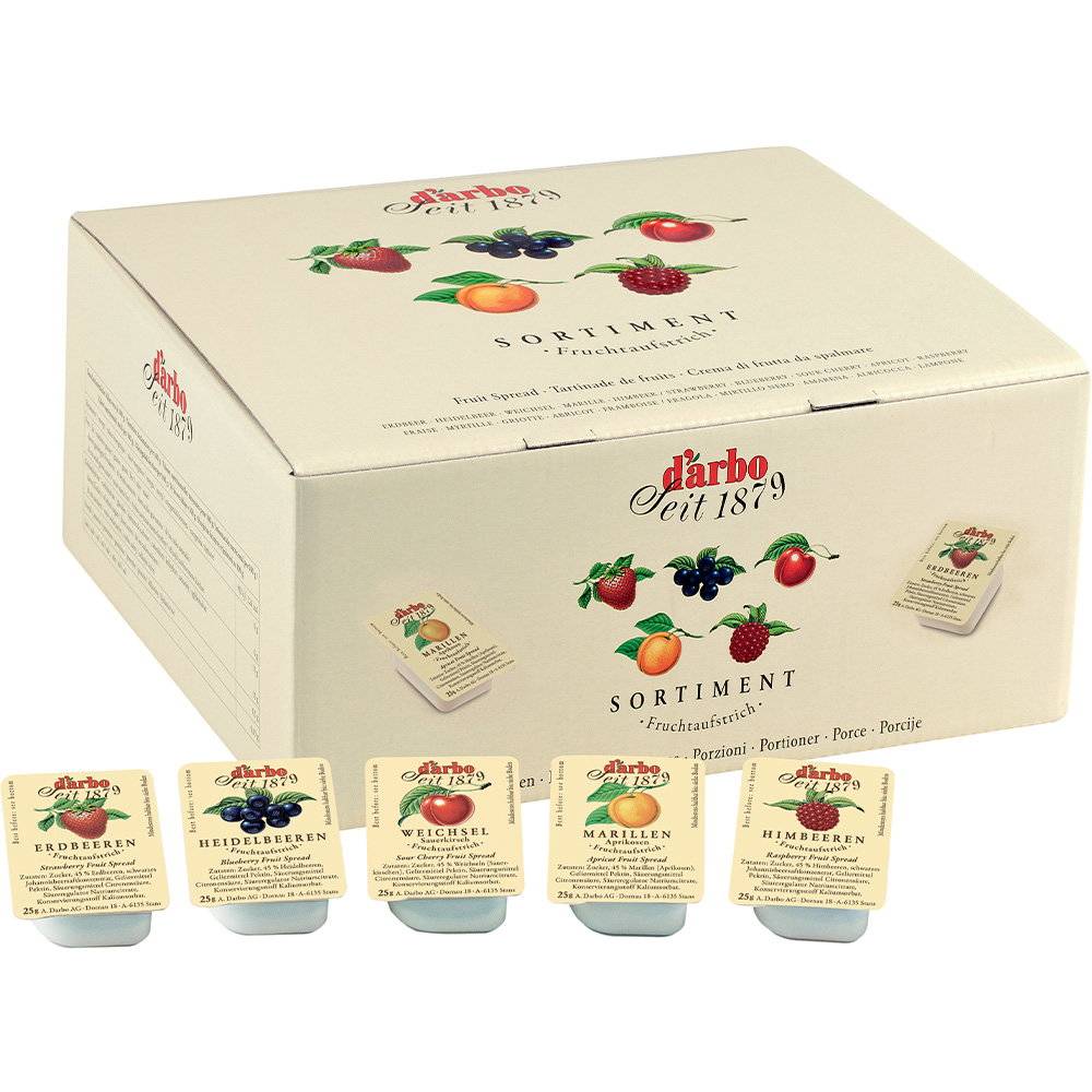 Darbo marmelade Ks/100x25 gr ass
