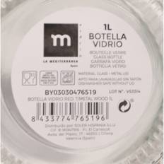 Glasflaska La Mediterránea Metall Glas 1 L (24 antal)