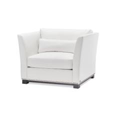 Madison fåtölj off-white - Vit (A. 105 / B. 94 / C. 78 / D. 55 / E. 45 / F. 78 cm)
