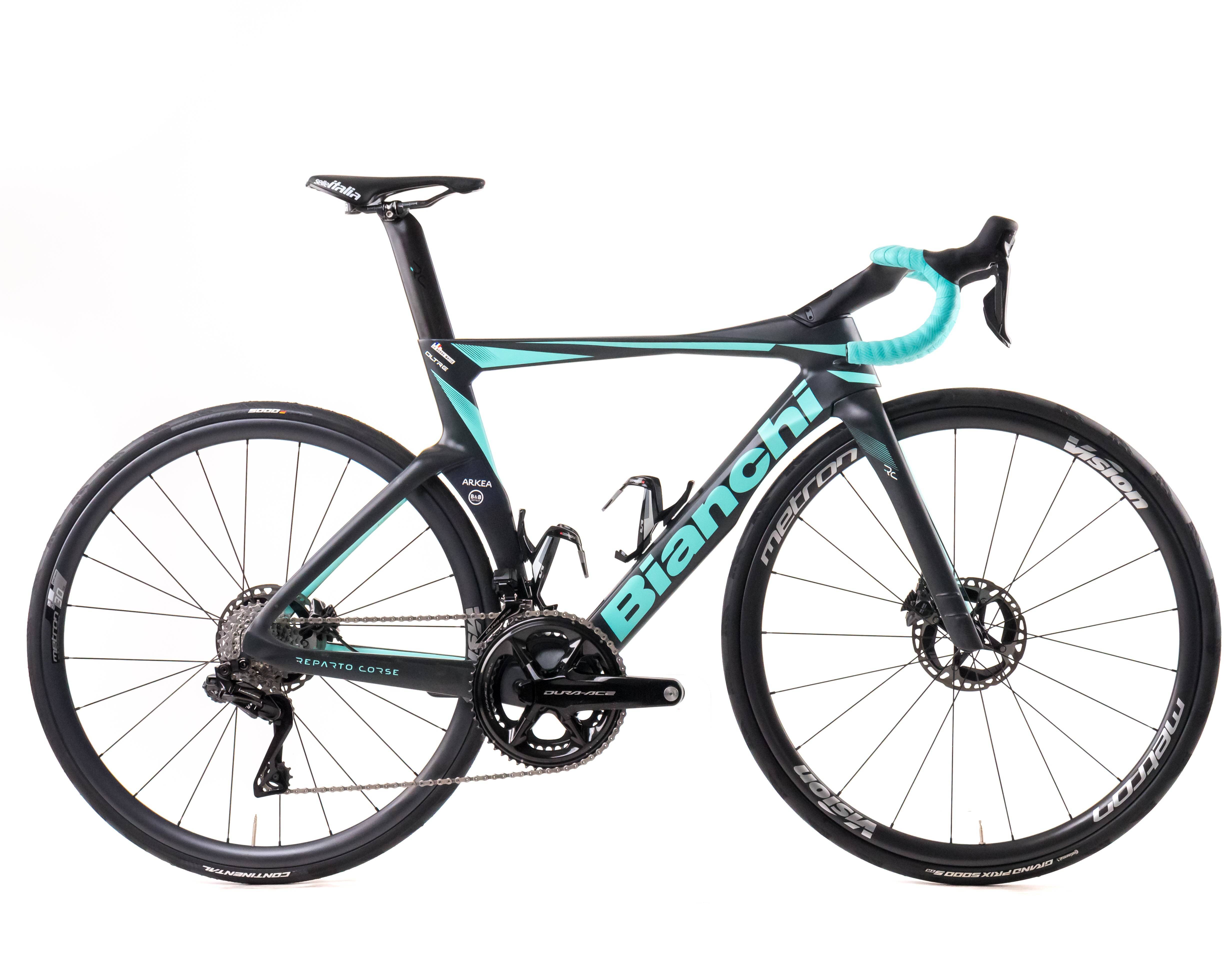 Bianchi Oltre RC 2024 Team Arkéa - B&B Hotels M. Le Berre size 53 Shimano Dura-Ace Di2 2x12sp - Bikeroom / 53 / Celeste-Black