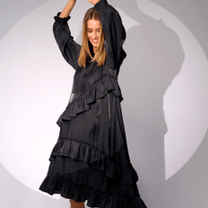 Noella - Sierra Frill Dress - Black - M