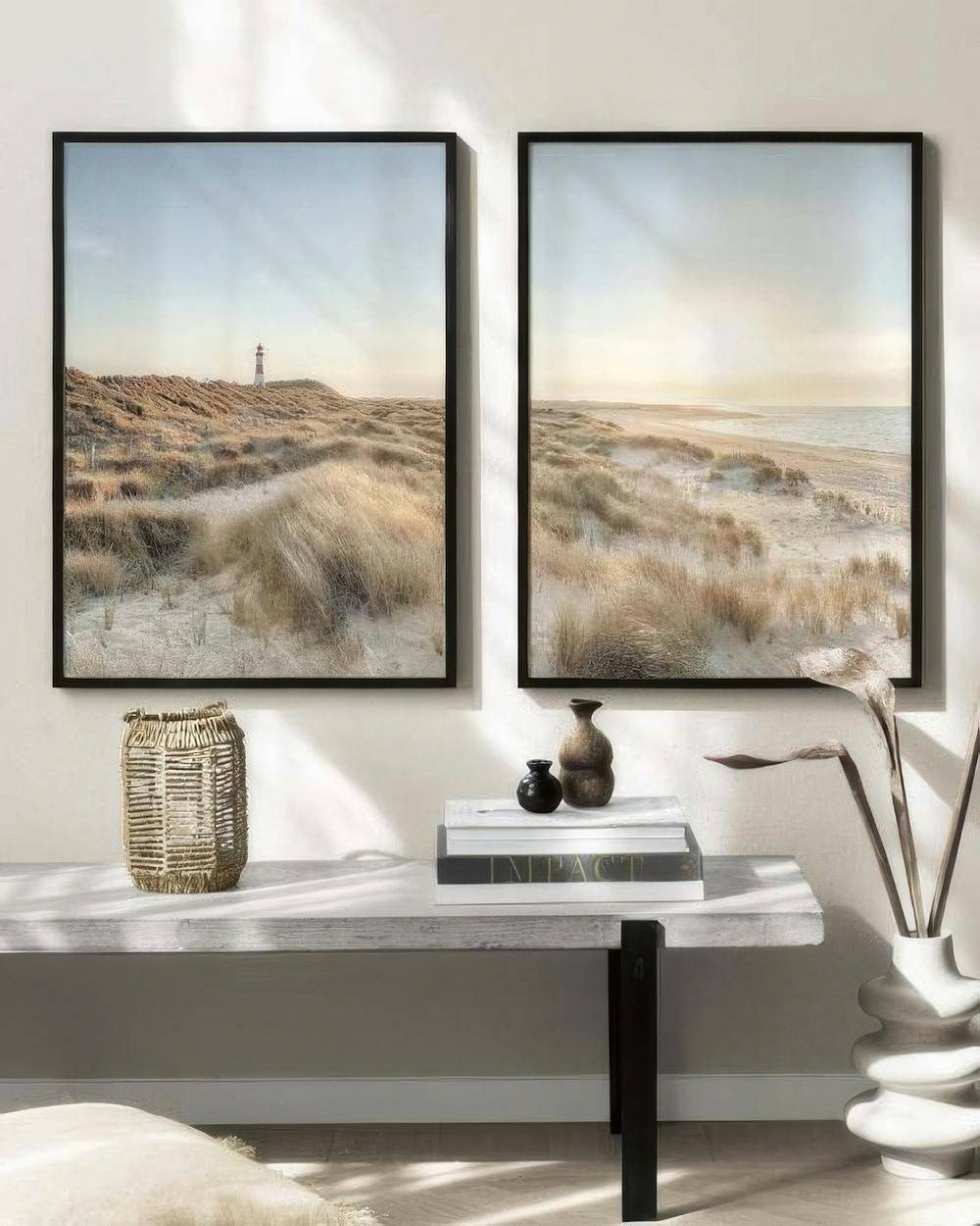 Lighthouse Beach Duo Posterpaket (30x40 cm)