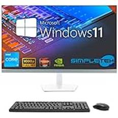 SIMPLETEK - All in one PC 24" FHD 60Hz Core i3 Windows 11 | 8 GB RAM SSD 240 GB | Hem, Arbete