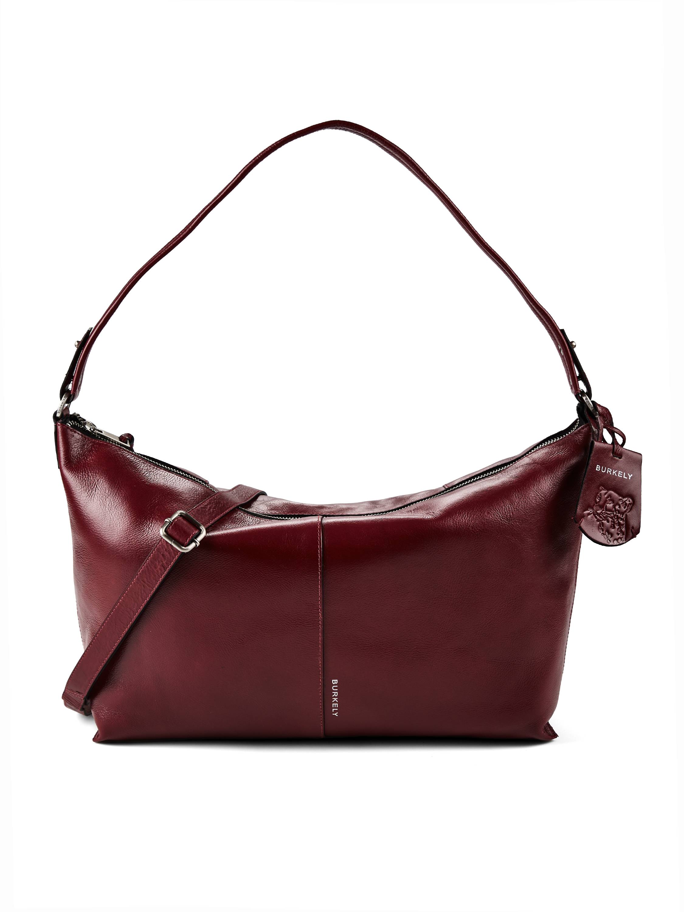 Burkely Myra Skuldertaske Læder 37 cm  Rød