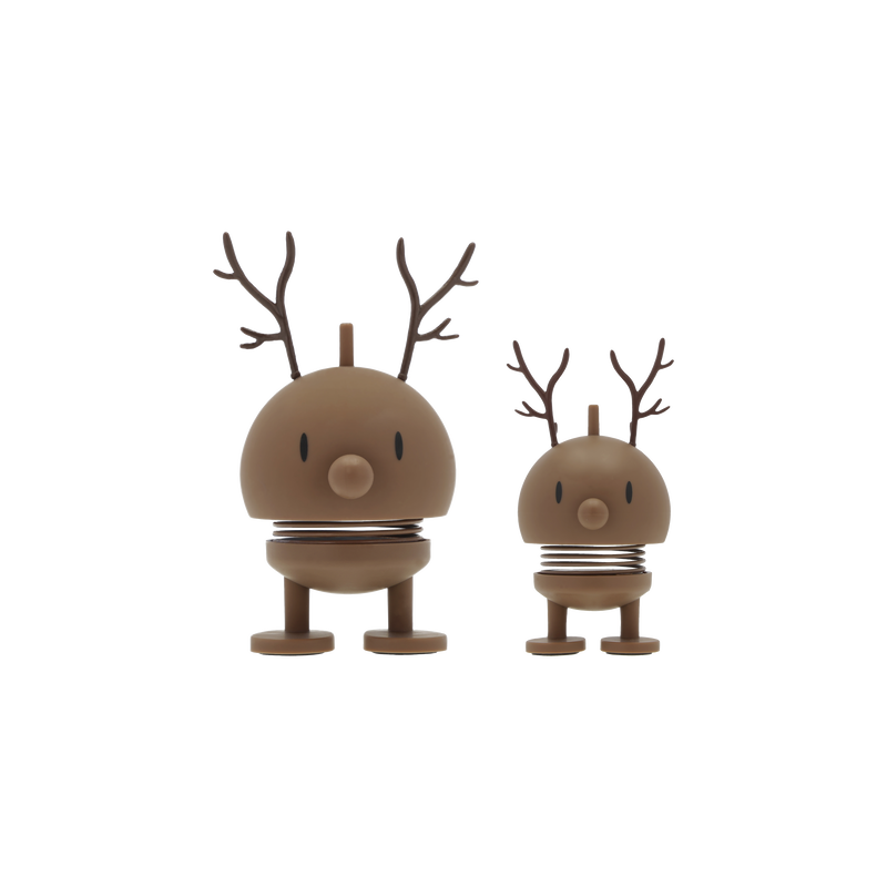 Soft Reindeer Bumble set Hoptimist 2 st - Choko - ABS/Stål
