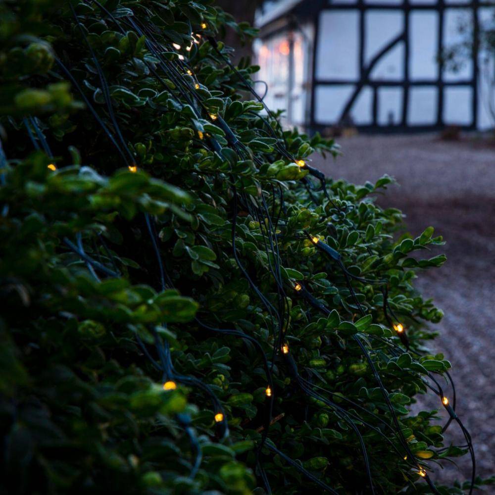 Lavenergi supplement LED lyskæde, vælg størrelse og form GARDINKÆDE - 110x100cm. - 100 LED - 6W.