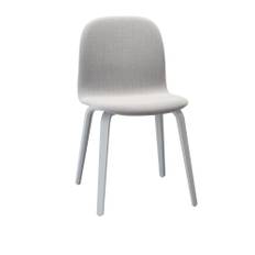 Muuto - Visu Chair, Wood Base, Steelcut Trio 133/Grey - Matstolar - Mika Tolvanen - Grå - Trä