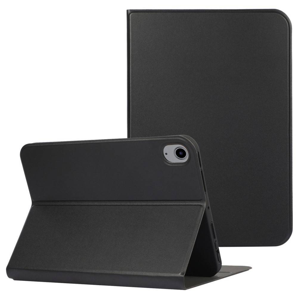 iPad 11 A16 (2025) / iPad 10.9 (2022) - Slim flip läderfodral - Svart