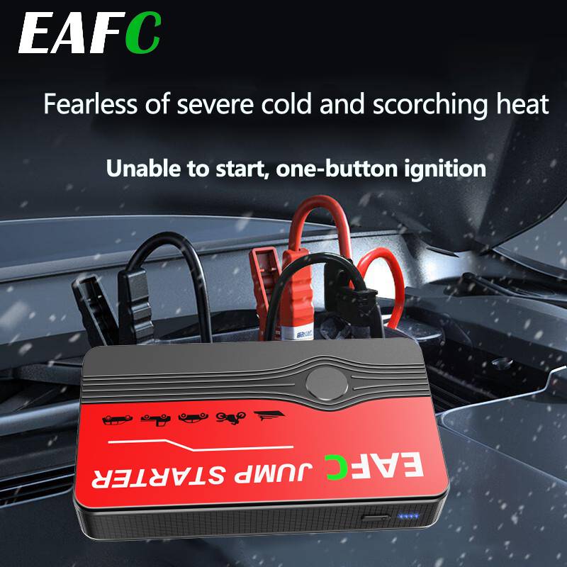 EAFC 600A Peak Car Jump Starter Power Bank, Portable 12V Battery Charger Booster with USB Port & SOS LED Light