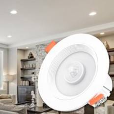 Pir motion sensor led downlights infälld 5w 10w 15w 20w 85-265v led auto lampa smart led downlight korridor inomhusbelysning - Varm vit / 5w