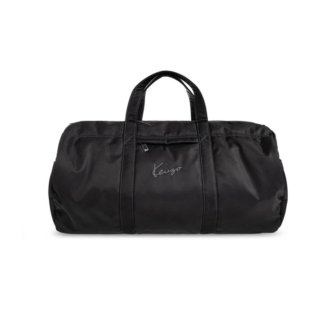 Kenzo Signature Duffle Bag - - Tasker - Herre - Sort - ONE SIZE - Uld - Signature Duffle Bag