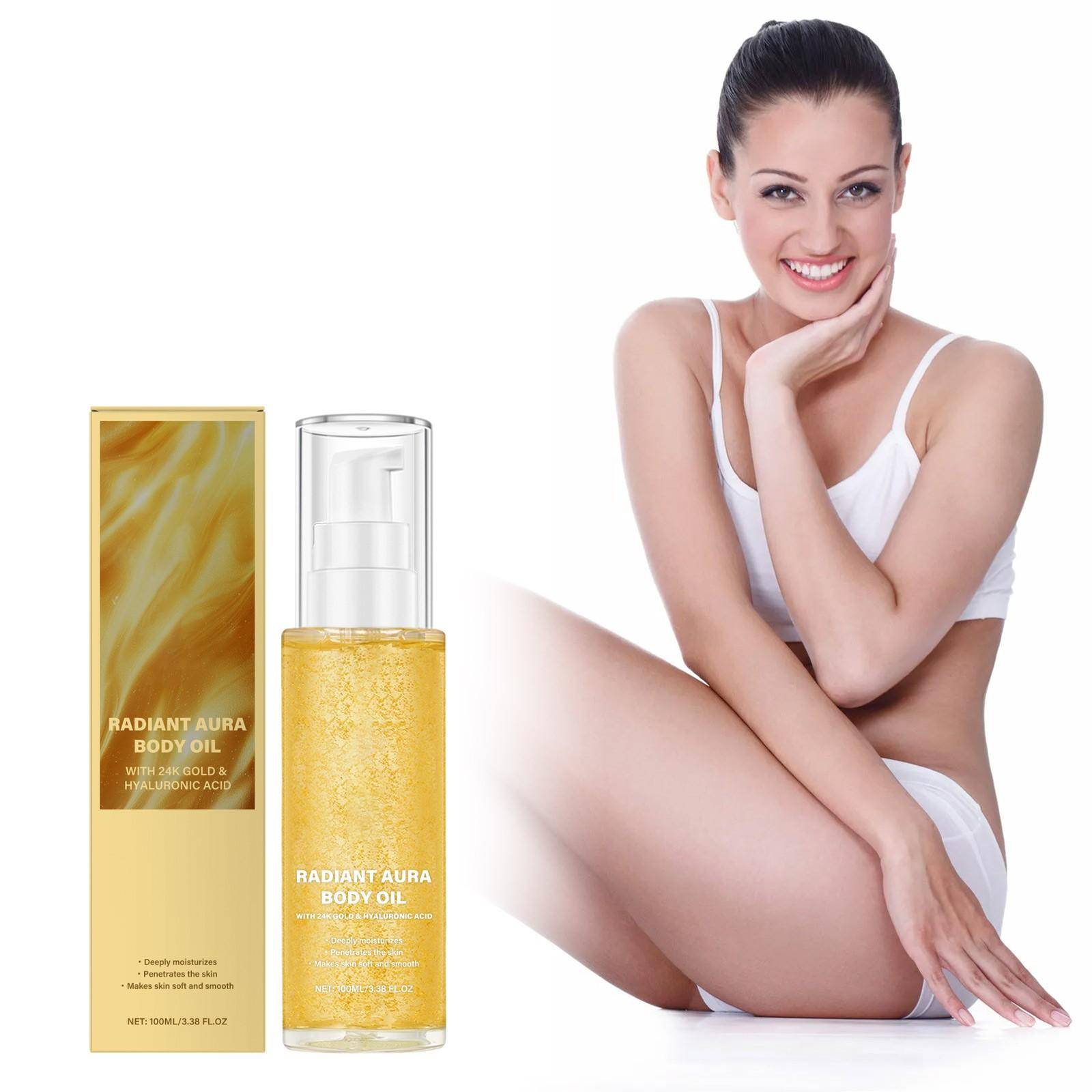 Kroppsolja Kroppsolja Ros Kroppsolja Korrigerande Kroppsolja För Fuktgivande Närande Hud 100ml beige