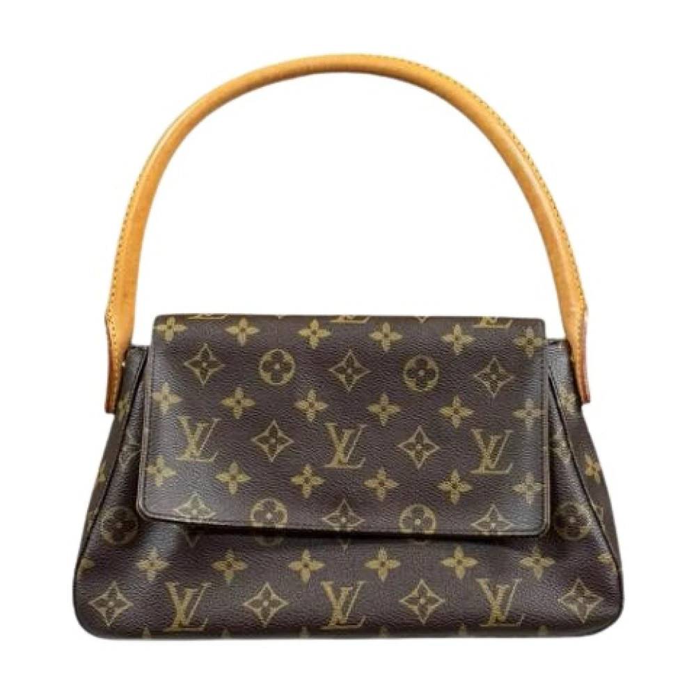 Louis Vuitton Vintage Pre-owned Monogram Håndtaske - Vintage - Dame - Brun - ONE SIZE - Uld