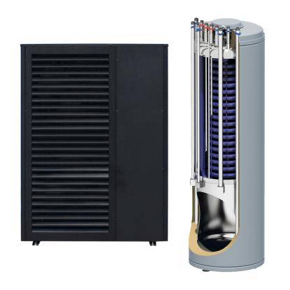 ScanTherm Skagen luft-til-vand varmepumpe, 12 kW, med 180/85L Combitank