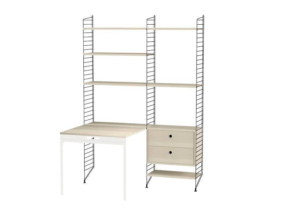 Kontor, bundle E fra String Sort - ask - Jacobsen Plus