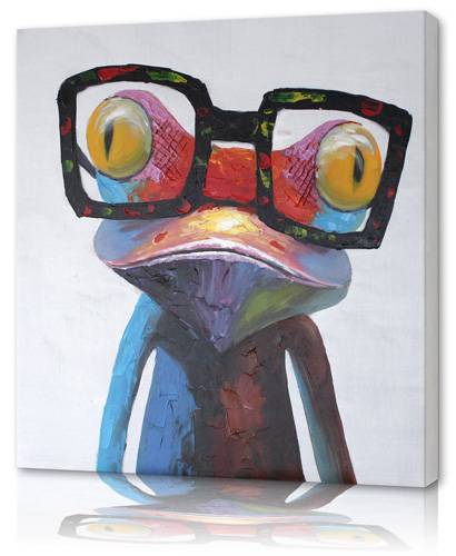 Tavla Froggy - 50x50 cm