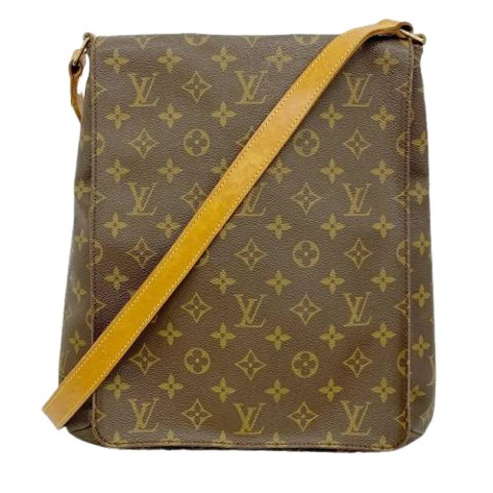 Louis Vuitton Vintage Pre-owned Musette Skuldertaske - Vintage - Dame - Brun - ONE SIZE - Uld
