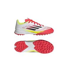 adidas F50 League TF Pure Victory - Hvid/Sort/Gul Børn - Turf (TF)