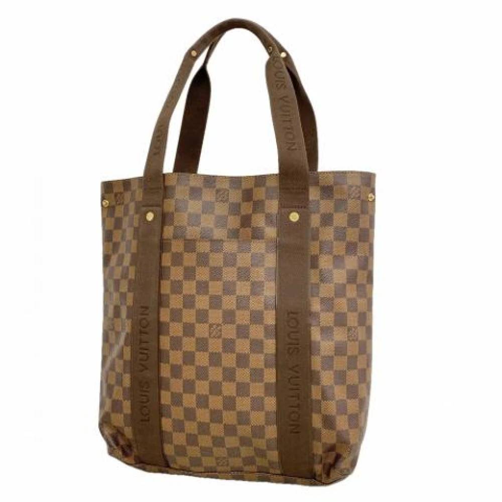 Louis Vuitton Vintage Pre-owned Cabas Beaubourg Tote Bag - Vintage - Dame - Brun - ONE SIZE - Læder