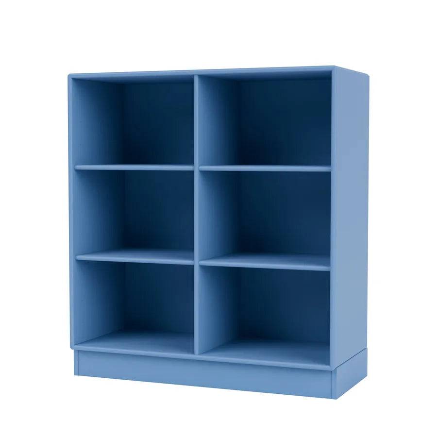 1113 reol inkl. sokkel fra Montana Azure / Sokkel 7 cm - Jacobsen Plus
