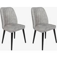 Hanah Home - Set med stolar Alfa, 2 st. - Gr&#xE5; - Stolar - Fr&#xE5;n Homeroom