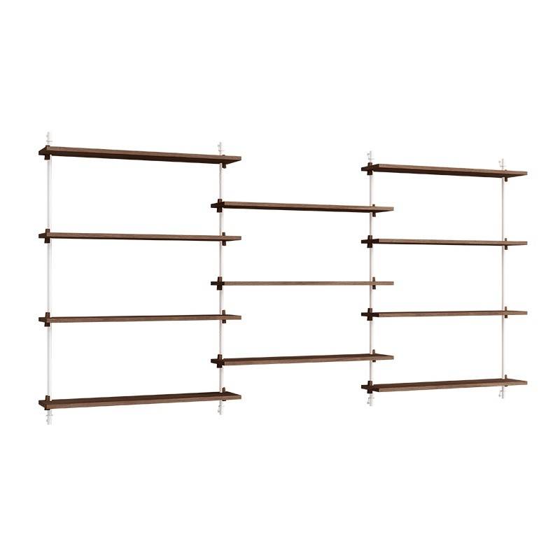 Moebe Wall Shelving Sæt - WS.115.3 Røget eg/Hvid