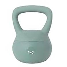 Hantel Fitness Soft Kettlebell Tyst Läckagesäker Kettlebell Thin Arms Träning Höftlyft Kettlebell Höftstyrka Hantelset(Green,5kg)