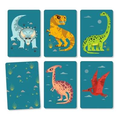 Djeco - Kortspil - Dino Draft