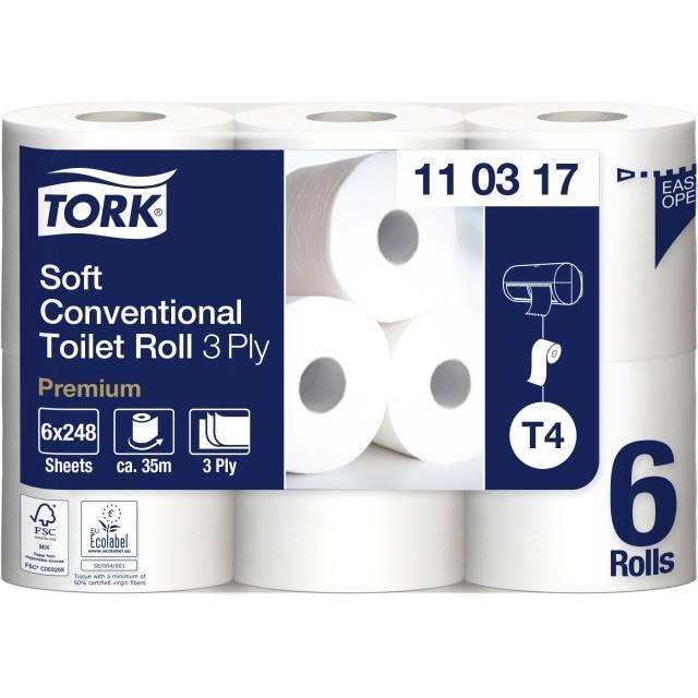 Tork Toilet paper drought premium t4 white