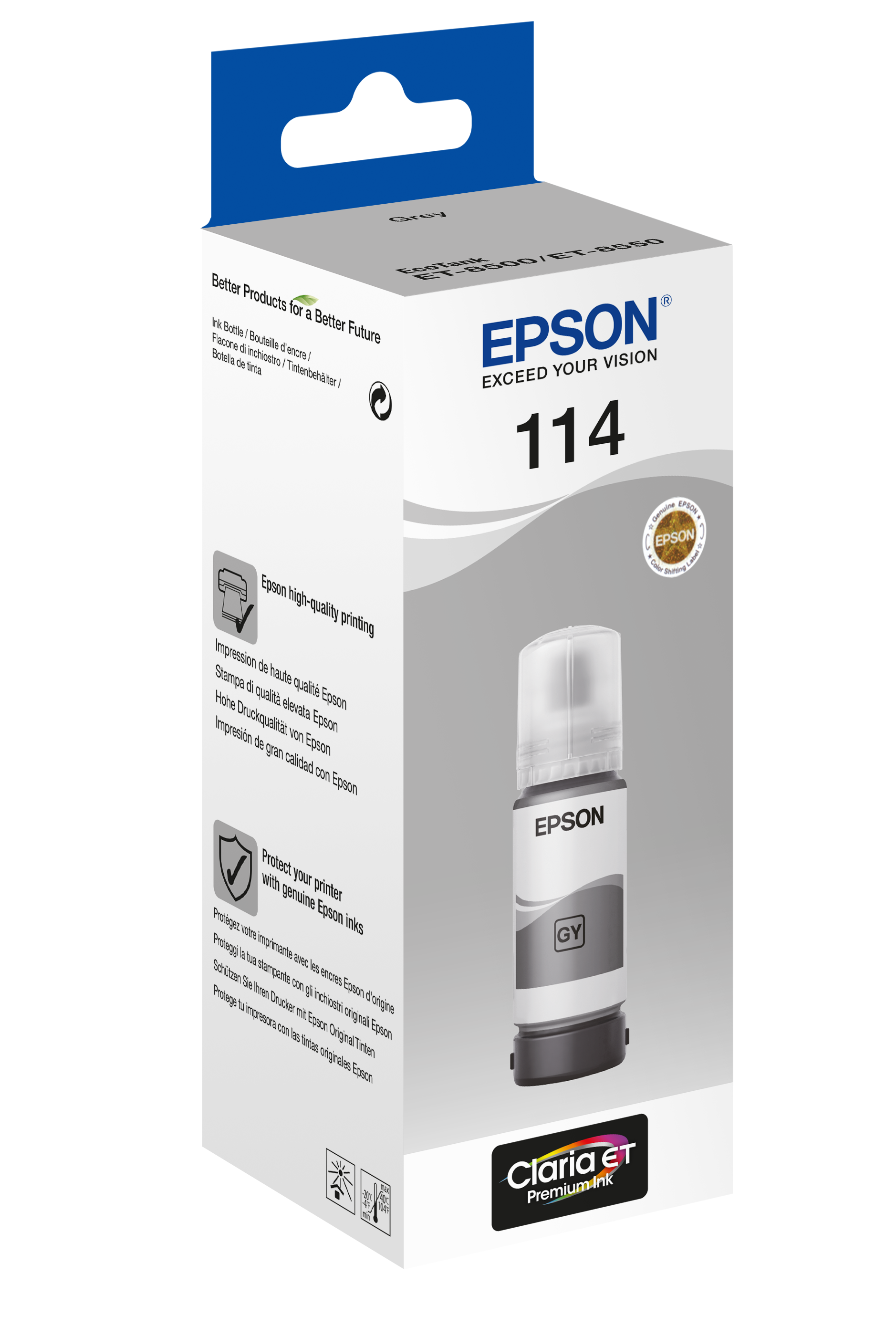 Ink-Jet Epson 114 Eco Tank grå