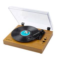 Vinyl Records LP Skivspelare Retro skivspelare Inbyggda högtalare Vintage grammofon 3Speed BT5.0 EU Plug