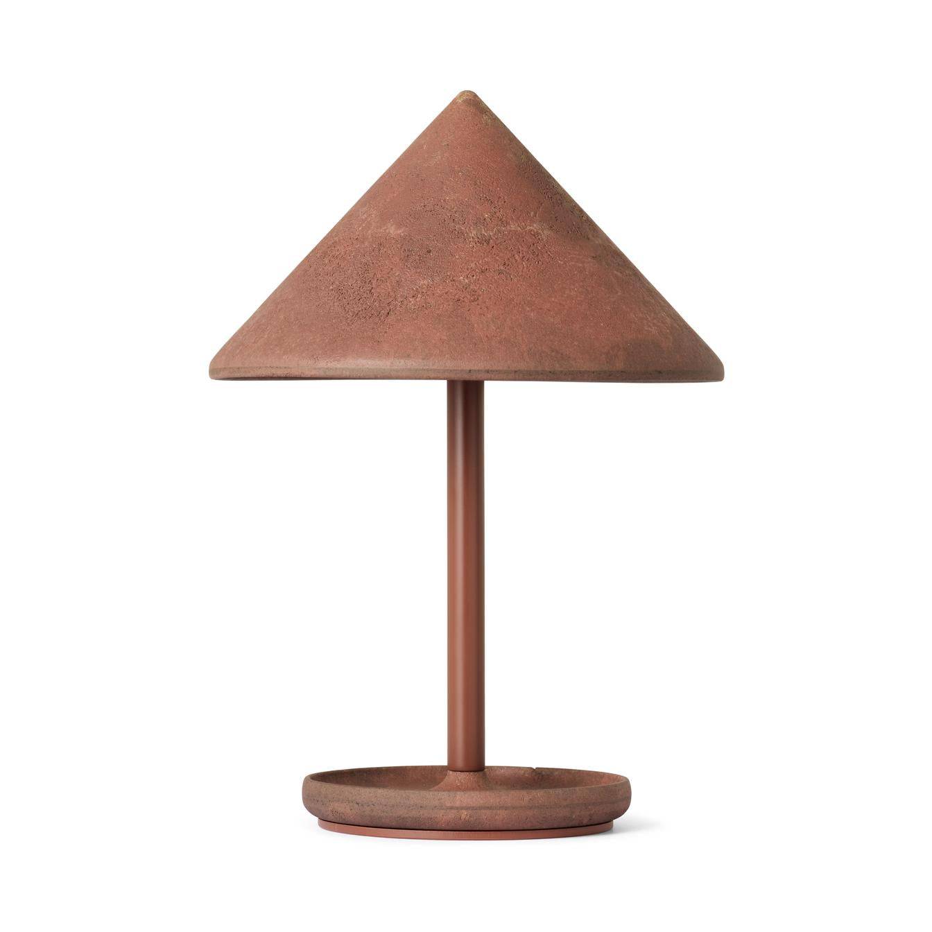 Terra portable bordlampe fra Mater Coffee Waste Rust Red - Jacobsen Plus