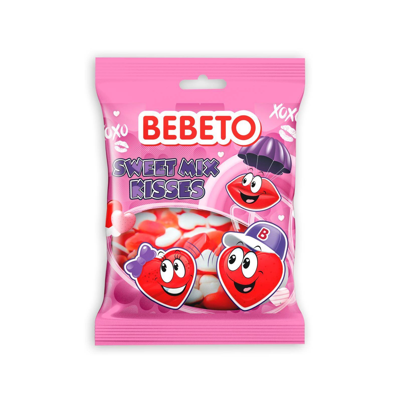 Bebeto sweet mix kisses, 80g (Bedst før 26-09-26)