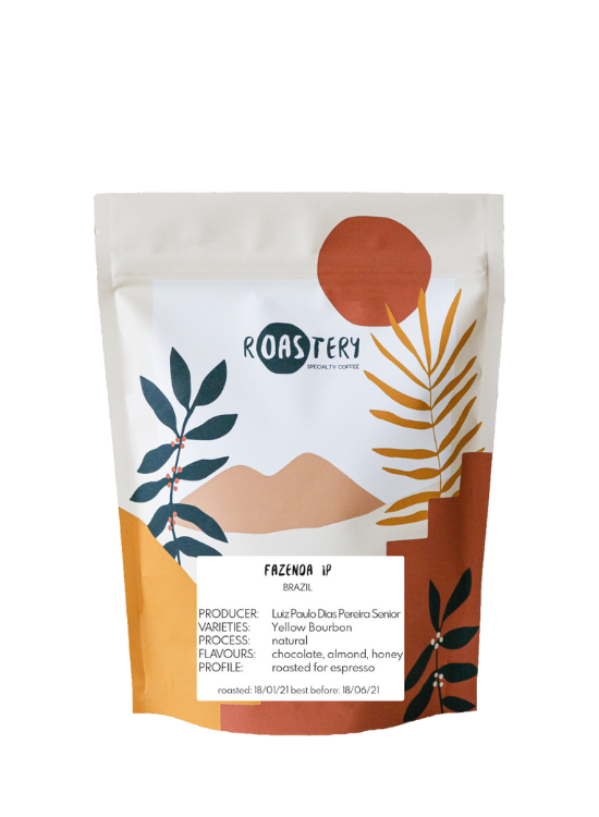 OAS Roastery Fazenda IP Espresso kaffebönor 250g