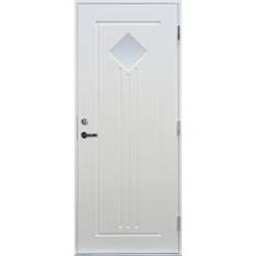 Ytterdörr Oslo - med glas 8x20 Vänsterhängd
