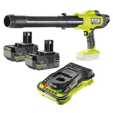 Ryobi RY18BLCXA ONE+ 18V Kulfri Compact Løvblæser med 2 stk. 4,0Ah batteri og hurtiglader