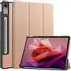 OEM Lenovo Tab P12 Tablet Cover with Tri-fold stand - Rose Gold
