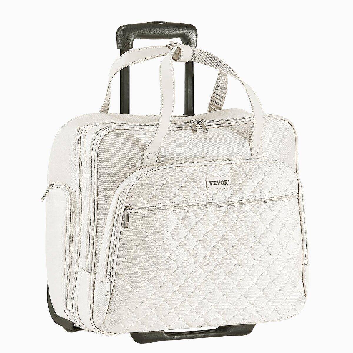 Rolling Laptop Bag 15.6 Inch Wheeled Computer Bag for Travel Women Men