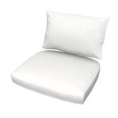 IKEA - Plymåset till Stockholm rottingfåtölj, Absolute White, Linne - Bemz