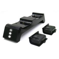 JYS 3-i-1 Xbox One / One S LED dual opladningsstation