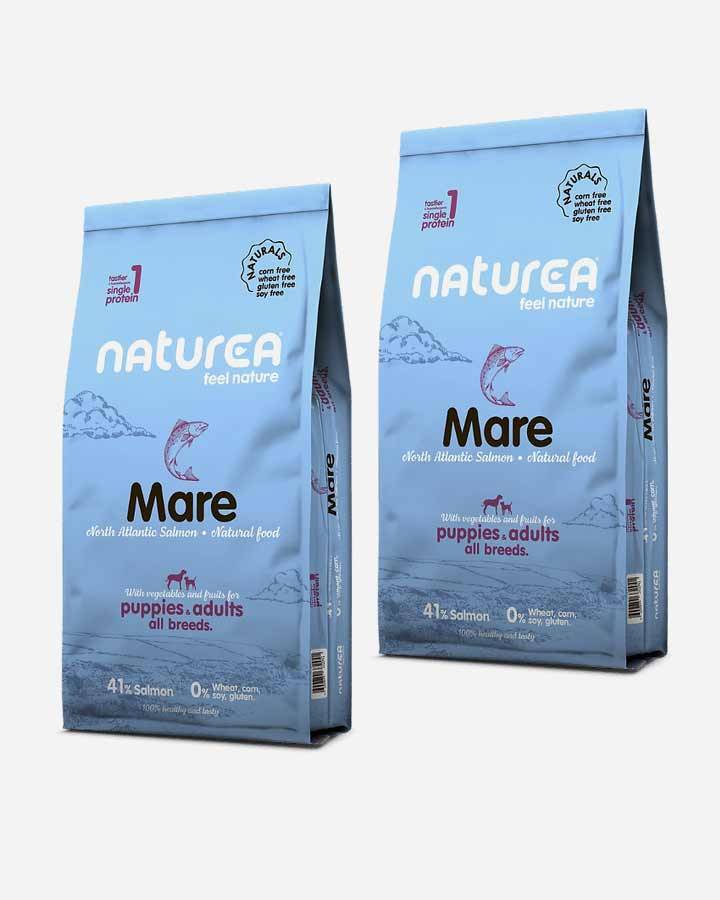 Naturea Naturals Adult 2x12kg - Med Lax - För vuxna hundar.