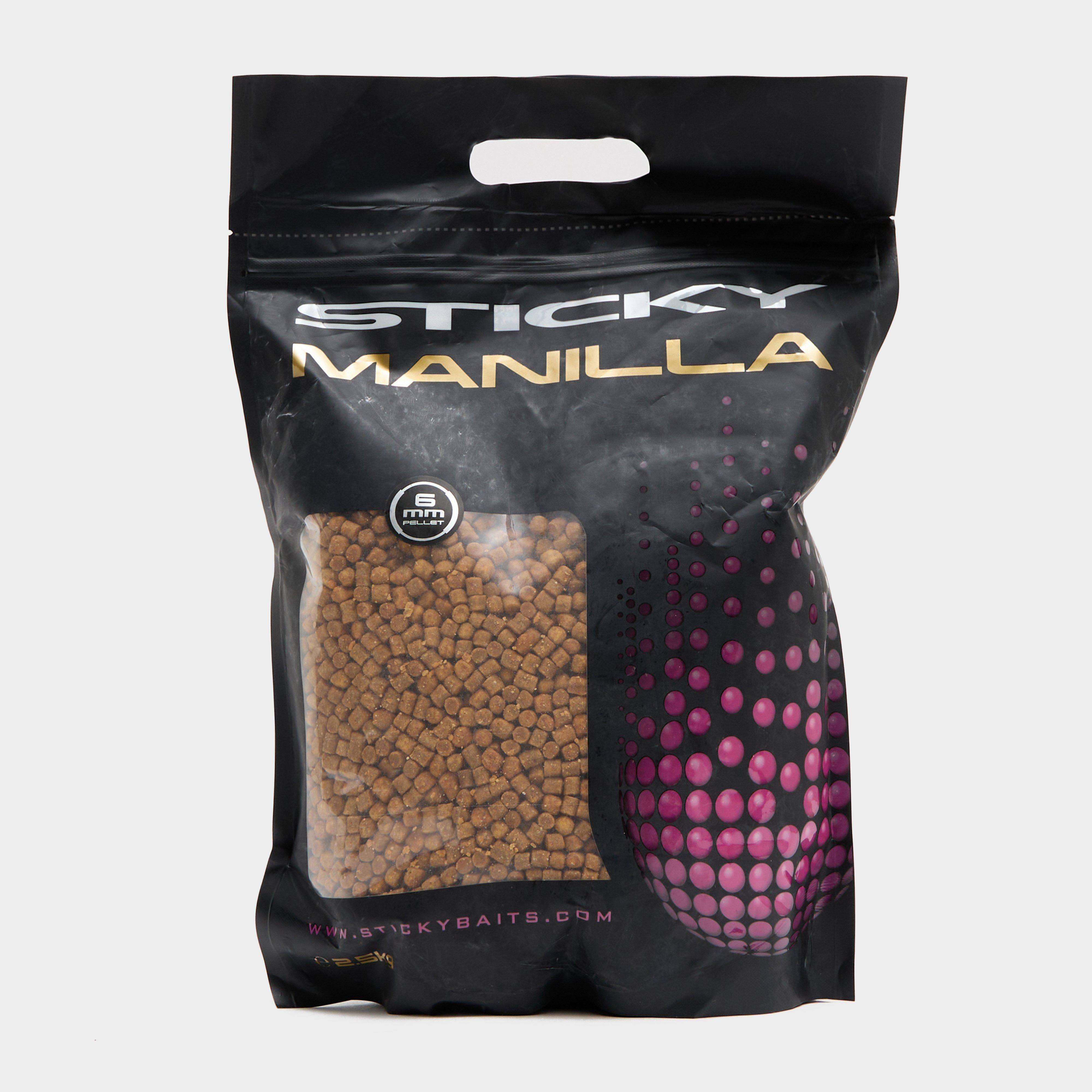 Sticky Baits Manilla Pellet 6mm 2.5kg Bag, Multi