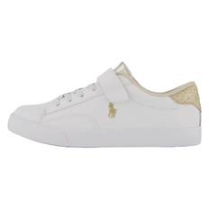 Theron V Ps White Smooth Pu/gold Metallick, Unisex, Skor, Sneakers, Sneakers, Vit, EU 27 (EU 27)