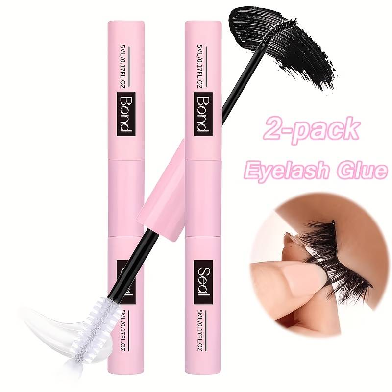 2pcs Pack Eyelash Glue 48-hour Seal And Adhesive Waterproof And Frost-resistant Lash Glue