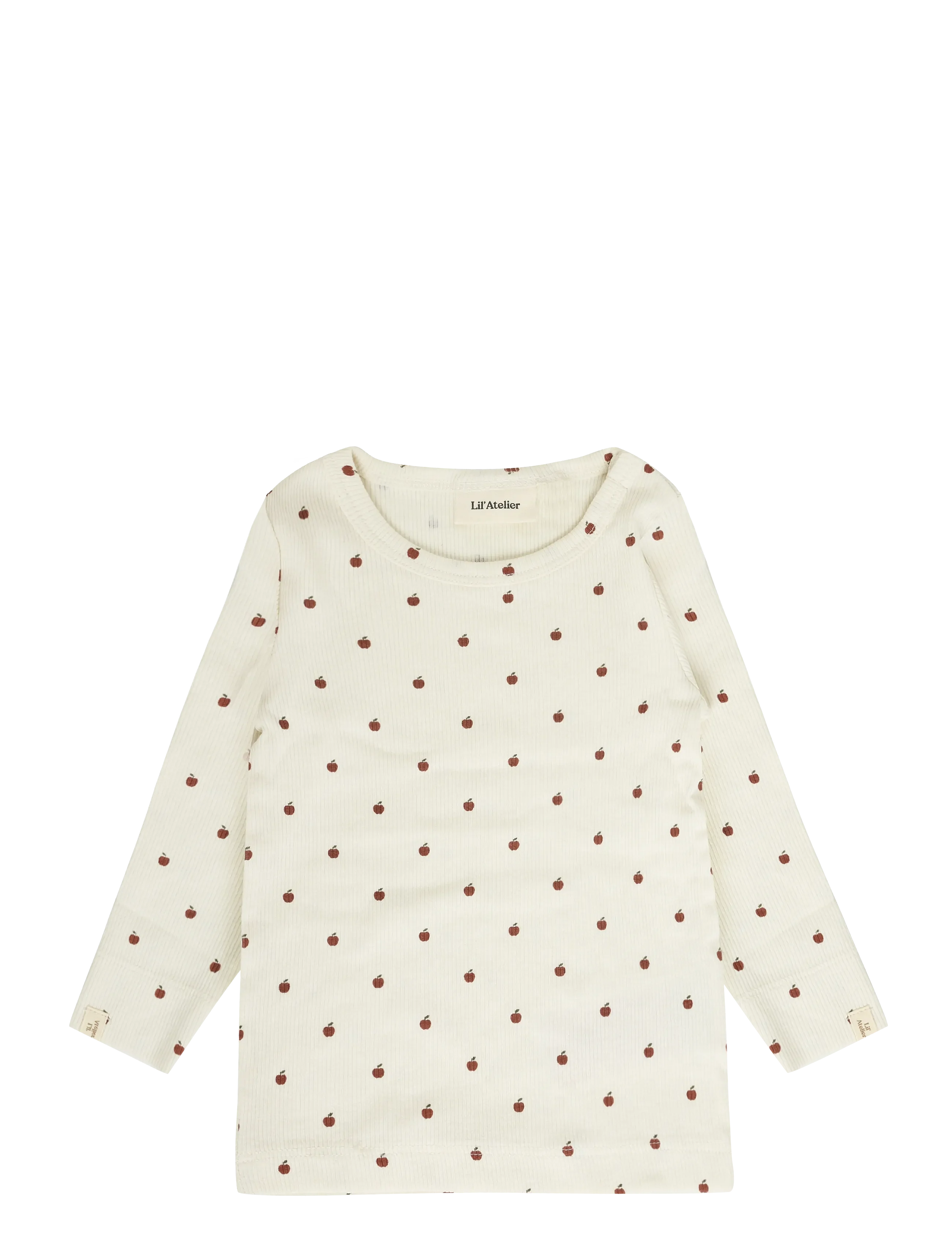 Lil´ Atelier - nbngago kim ls slim top lil turtledove apple 219