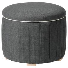 ÅTERLÖGA sittkudde, med förvaring/Kilanda mörkgrå