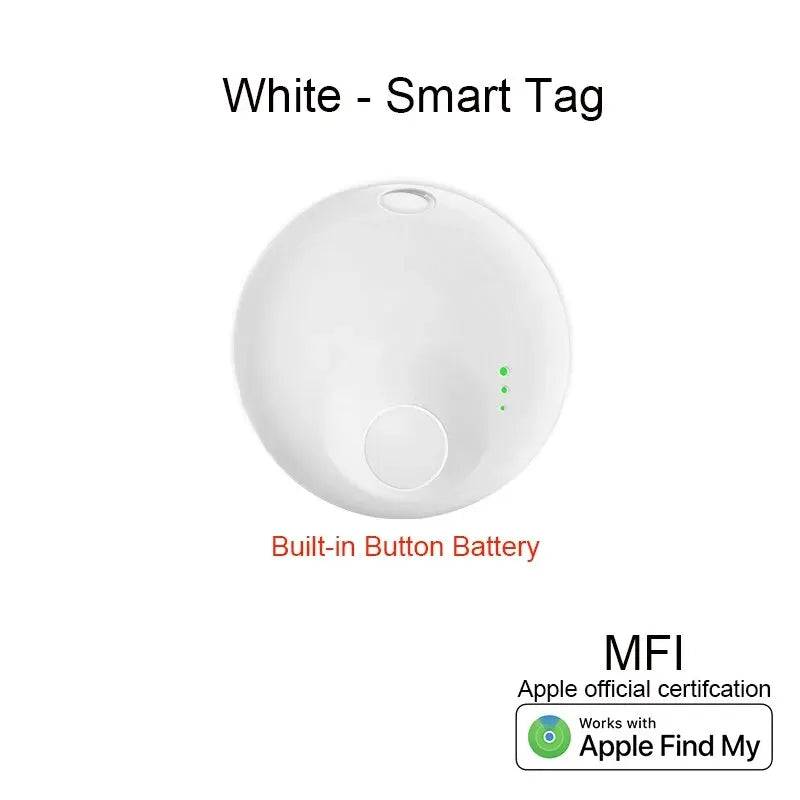 Apple Find My Tracker — Bluetooth 5.2 with 2-Year Battery Life - WHITE