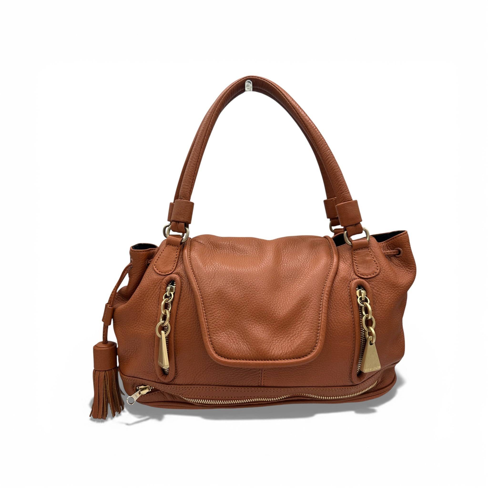 Vintage See by Chloé Brown Leather Shoulder Bag