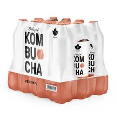 Pureness Kombucha Øko, Fersken, 12-pak